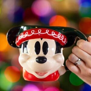Disney Parks Mickey Mouse Christmas Coffee Mug